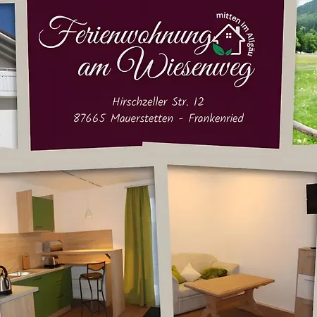 Apartment Am Wiesenweg Mauerstetten